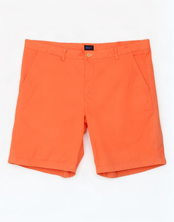 Gant Short Chino Homme W40 XL Orange Coton