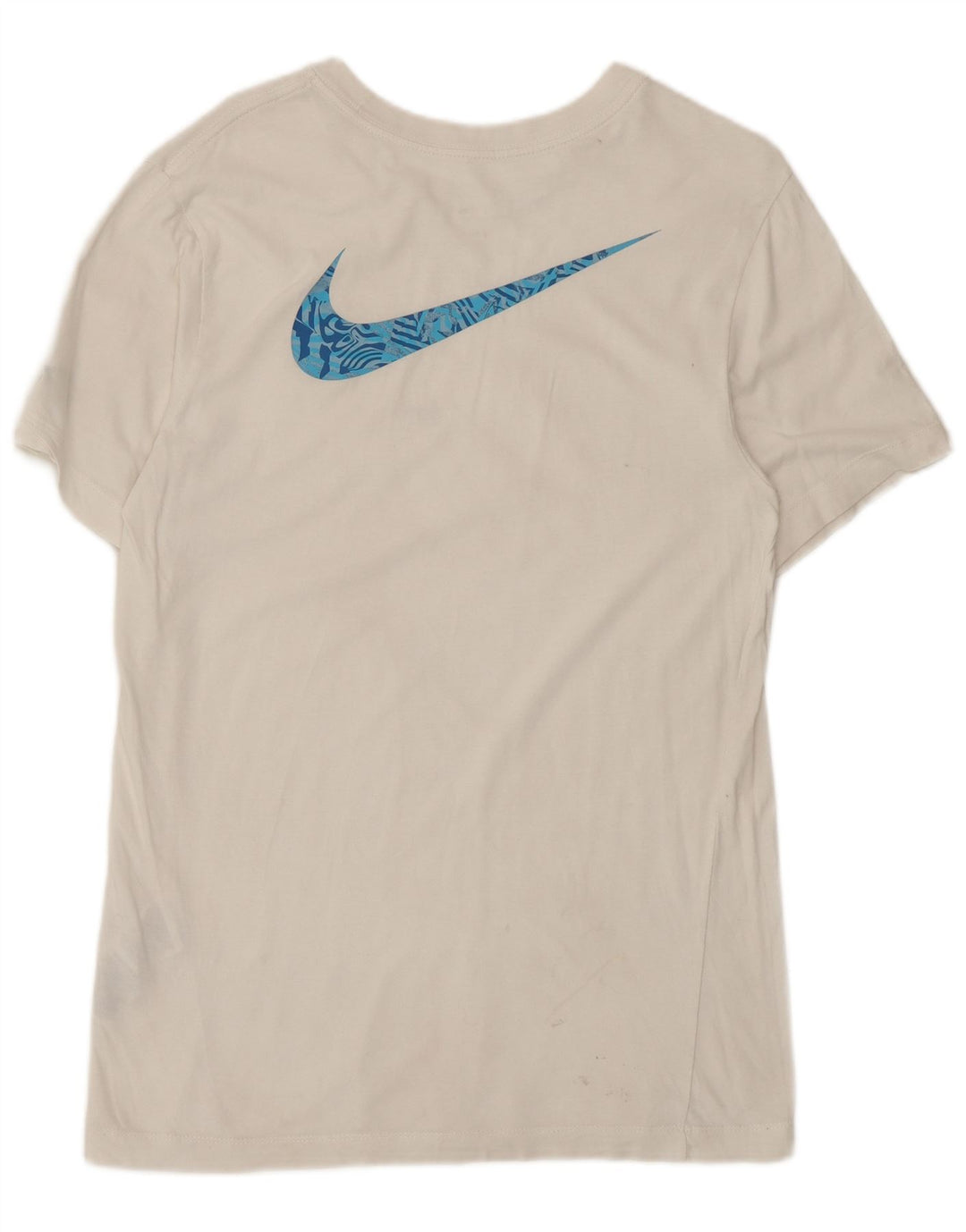 Nike T-shirt graphique pour hommes, petit, en coton blanc