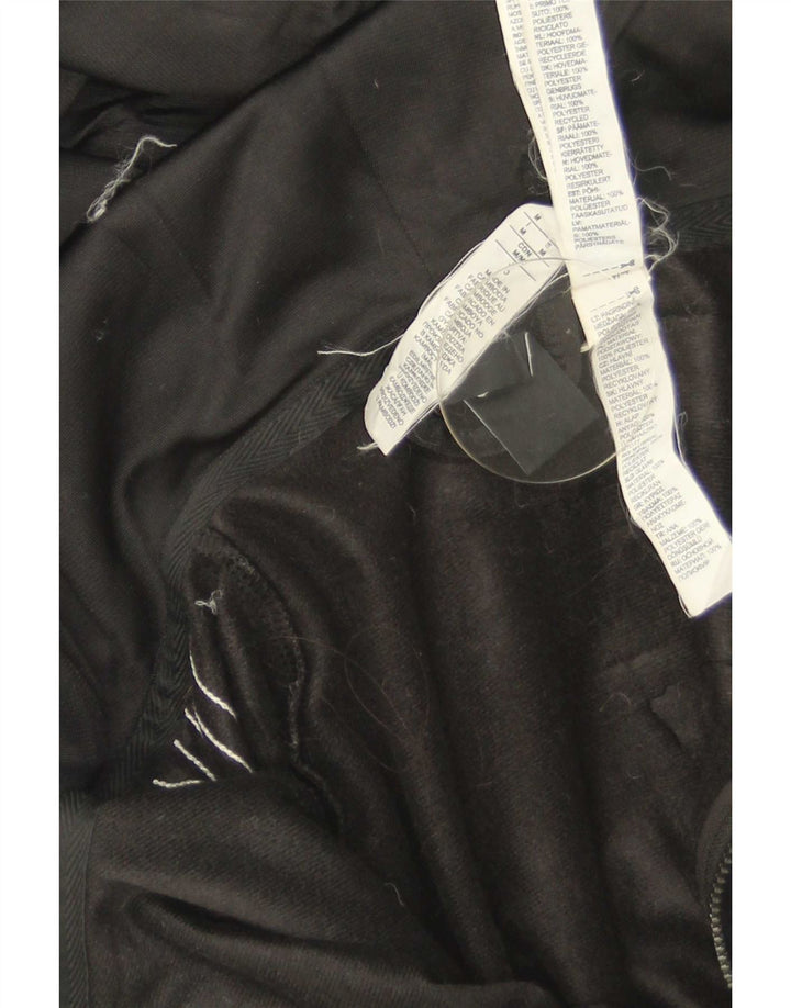 Adidas Pull à capuche zippé pour homme en polyester noir moyen