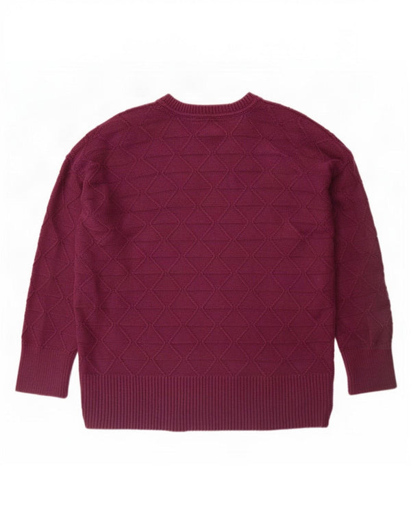 Fat Face Pull ras du cou pour femme en coton violet moyen UK 12