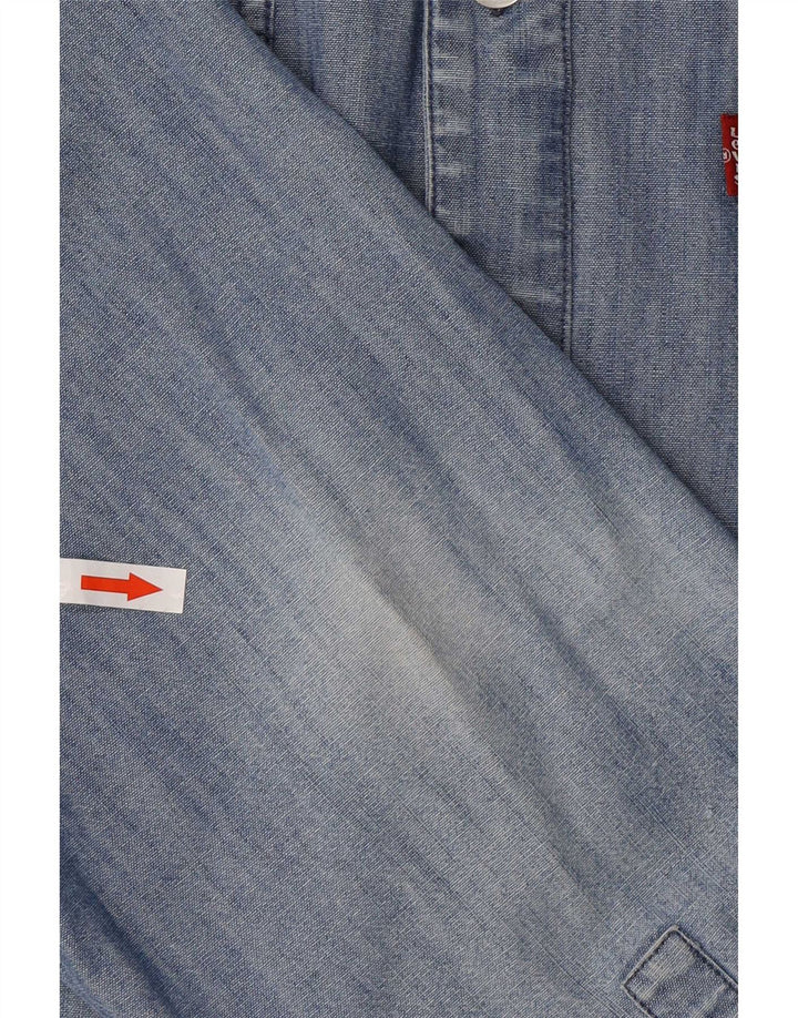 Chemise en jean Levi's pour homme Large Bleu