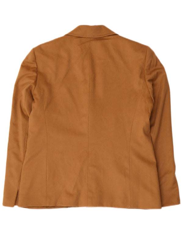 Renato Balestra Veste Blazer 3 Boutons Femme IT 46 Large Laine Marron