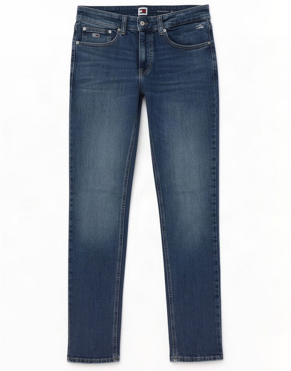 Tommy Hilfiger Mens Scanton Slim Jeans W32 L34 Bleu Coton