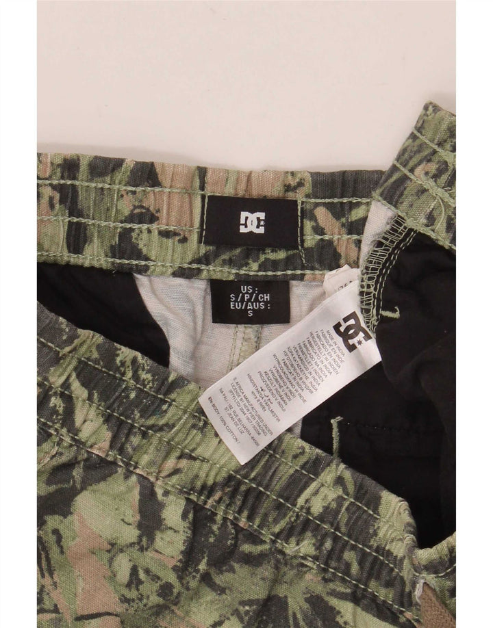 DC Short de Sport Homme Petit Vert Camouflage Coton