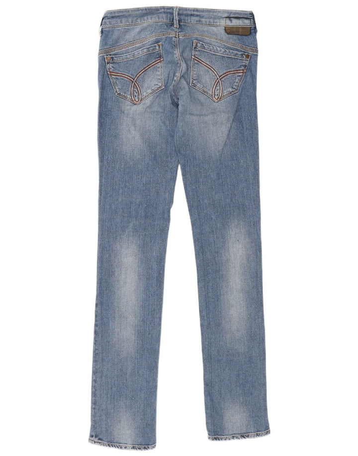 CALVIN KLEIN Jean Slim Femme W27 L33 Bleu Coton