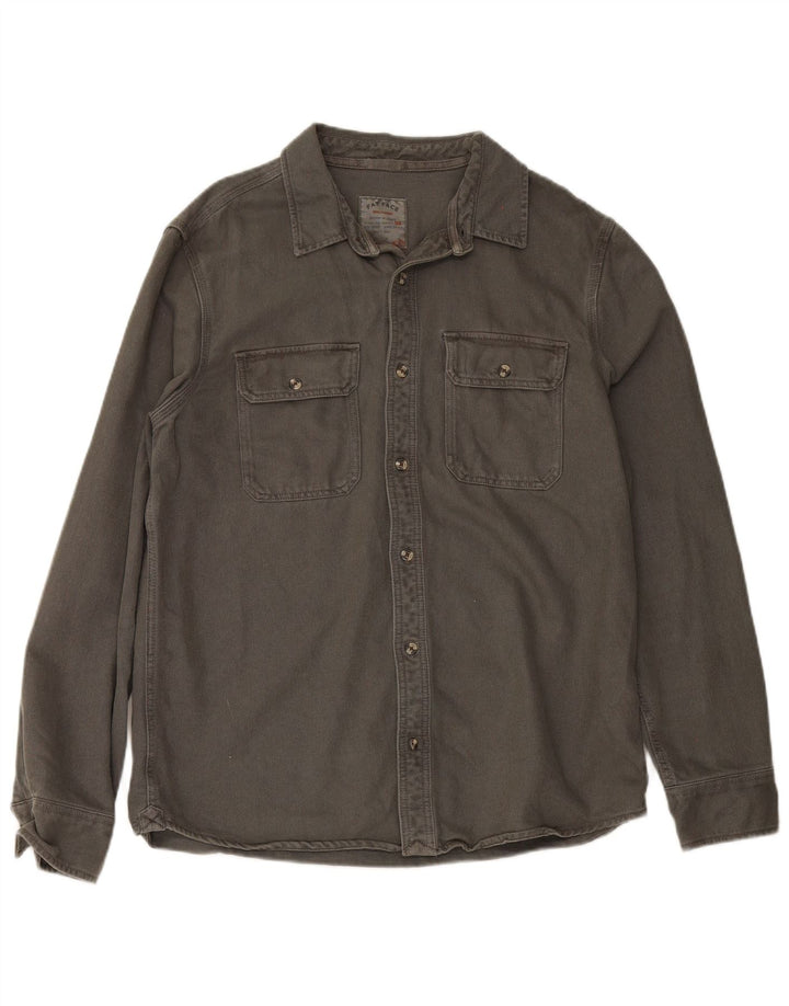 Chemise Homme Fat Face Large Gris Coton