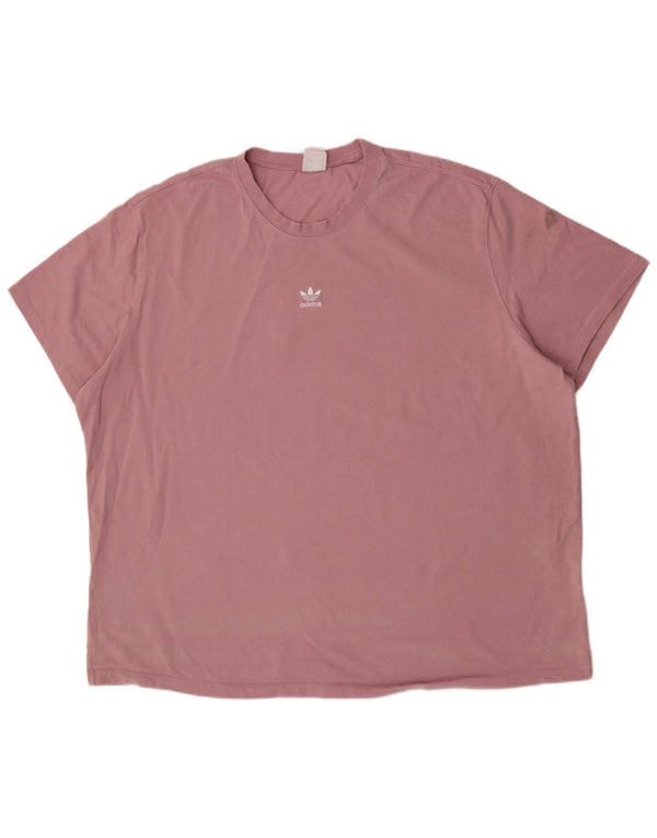 Adidas T-Shirt Homme Top 2XL Coton Rose