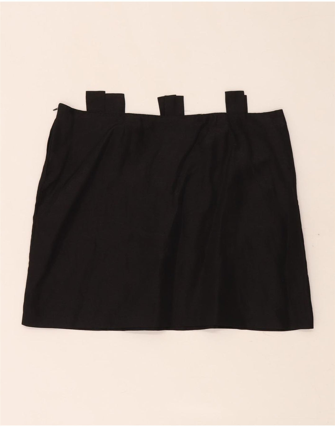 MAX & CO. Mini-jupe Femme IT 46 Large W34 Acétate Noir