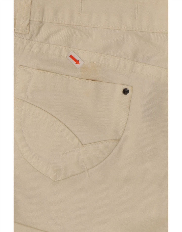 GAS Womens Denim Shorts W32 Large Off White Cotton Vintage Gas and Second-Hand Gas from Messina Hembry 