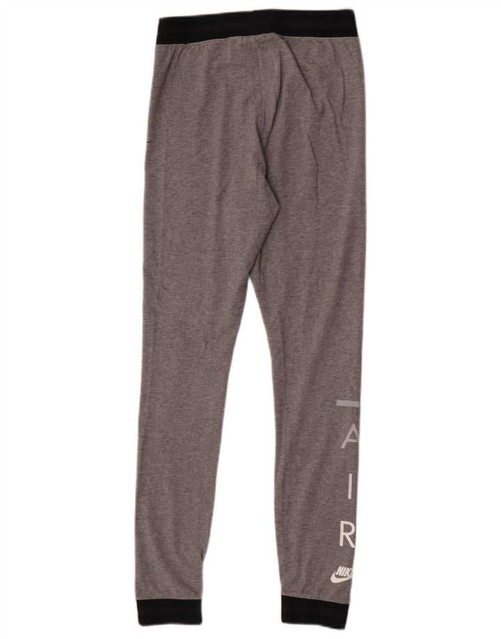 Nike Leggings Femme UK 10 Petit Gris Colorblock Coton