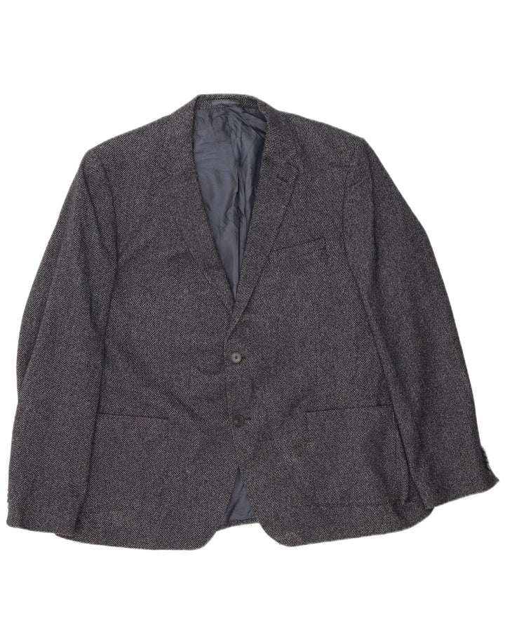 Marks & Spencer Veste blazer à 2 boutons pour homme UK 46 XL Bleu marine en laine