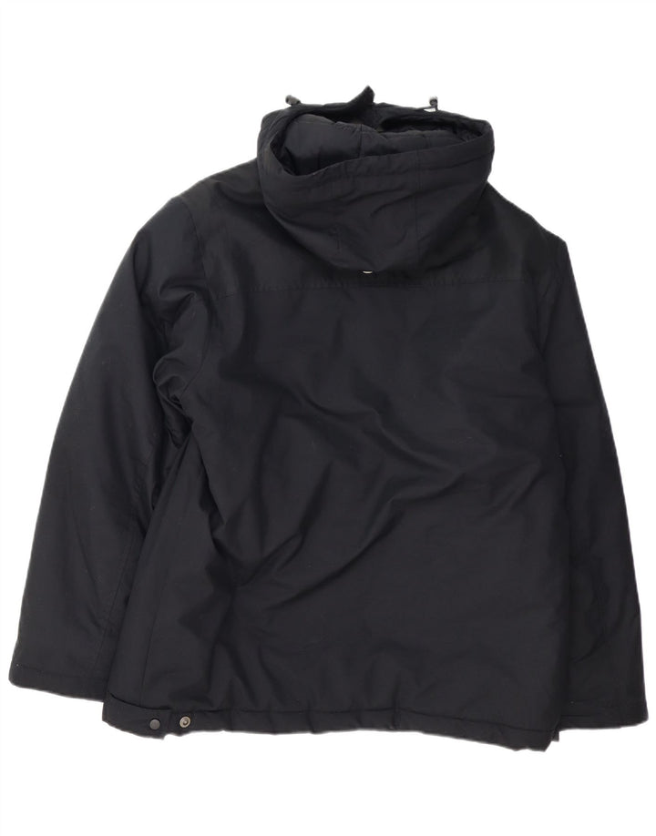 Nike Veste coupe-vent à capuche pour homme UK 38 Noir moyen