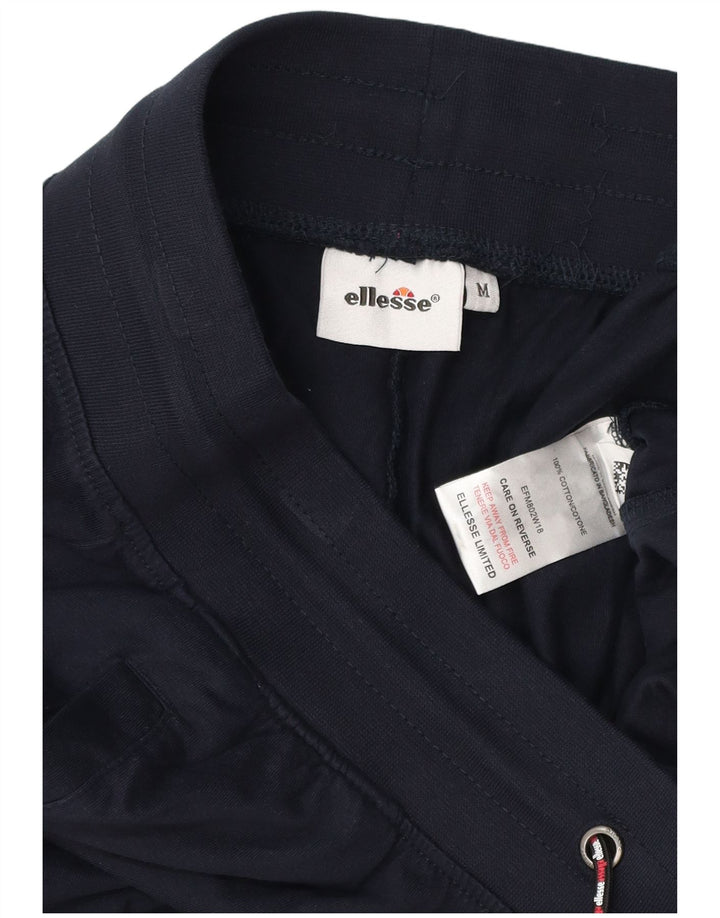 Ellesse Pantalon De Survêtement Graphique Joggers Bleu Marine Moyen Coton Homme