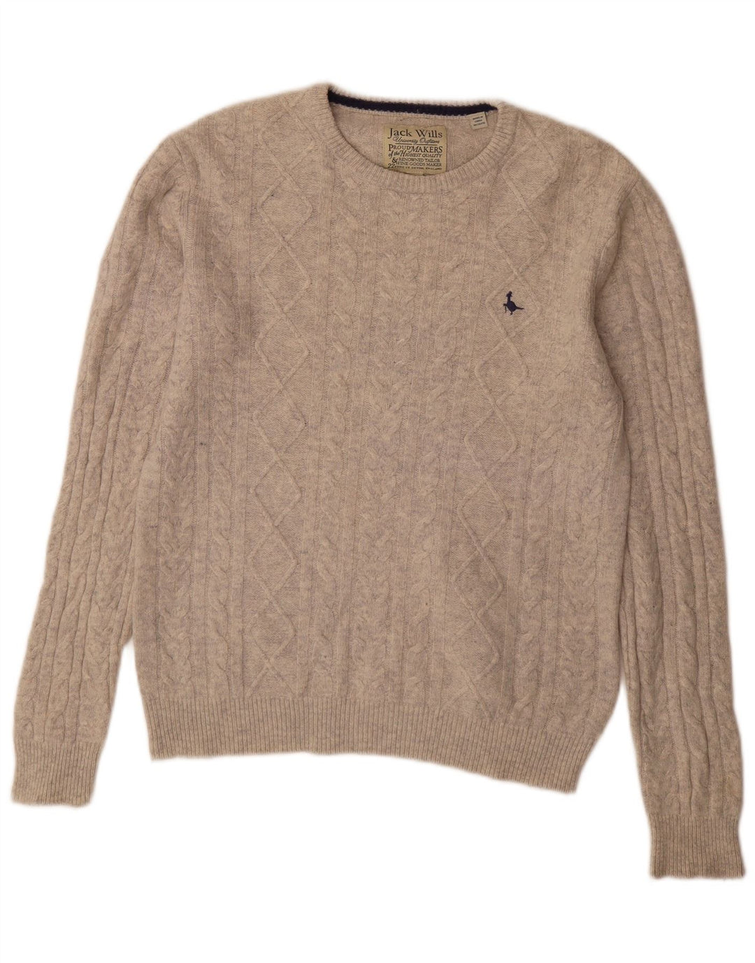 Jack Wills Pull Col Rond Homme Gris Moyen