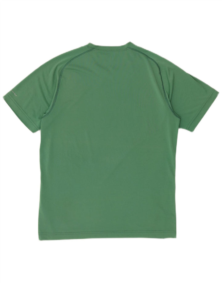 COLUMBIA Tee-Shirt Omni-Wick Homme Vert Moyen Polyester