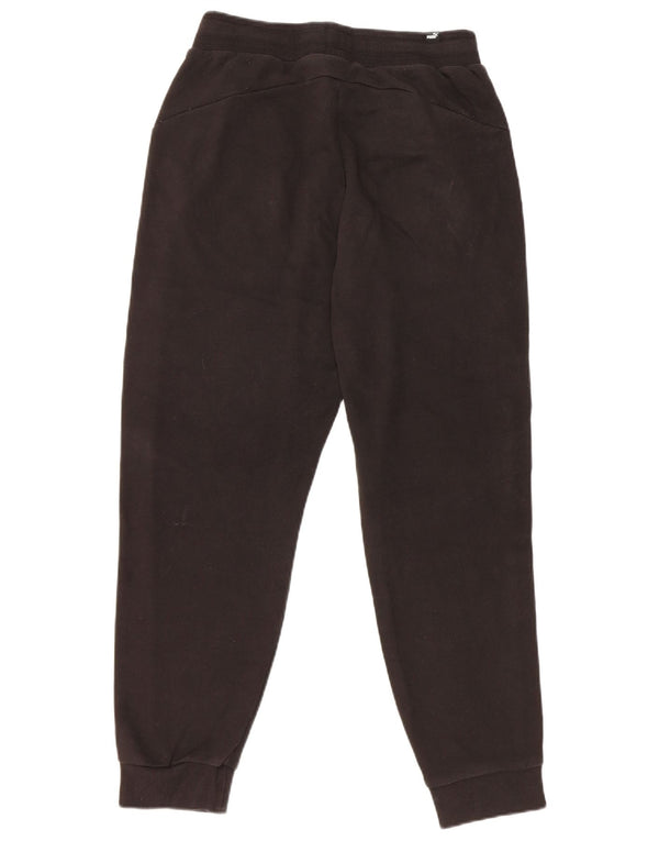 PUMA Pantalon de survêtement graphique pour hommes, petit, en coton noir