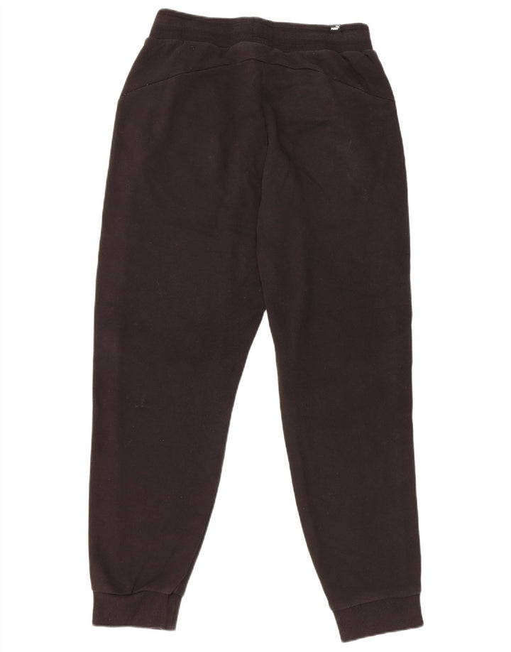 PUMA Pantalon de survêtement graphique pour hommes, petit, en coton noir