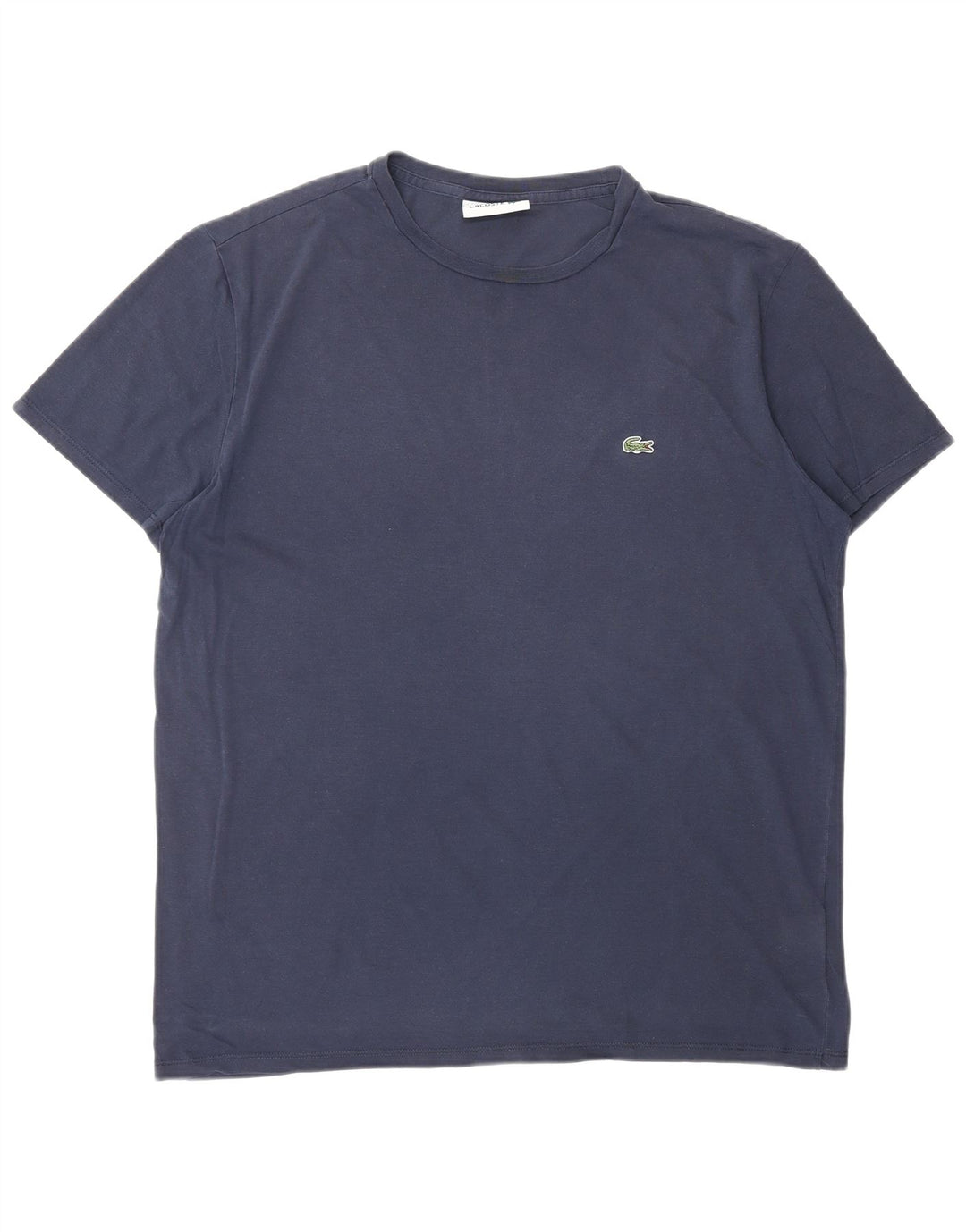 Lacoste T-Shirt Homme Haut Large Bleu Marine Coton