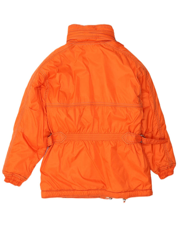 Ellesse Womens Loose Fit Ski Jacket UK 14 Large Orange Polyamide