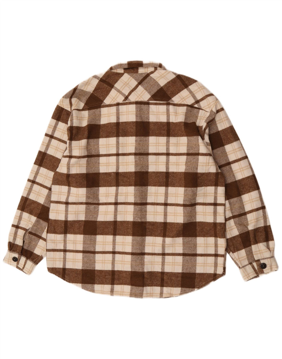Jack & Jones Chemise Flanelle Homme XL Marron Carreaux Polyester
