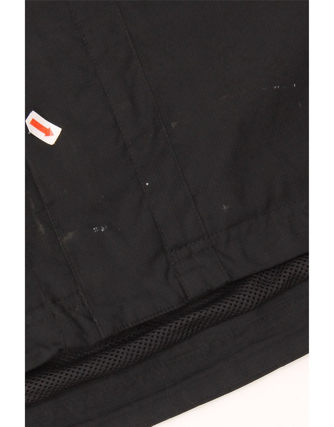 ADIDAS Veste de pluie à capuche pour homme UK 38 Medium Noir Colourblock Polyester
