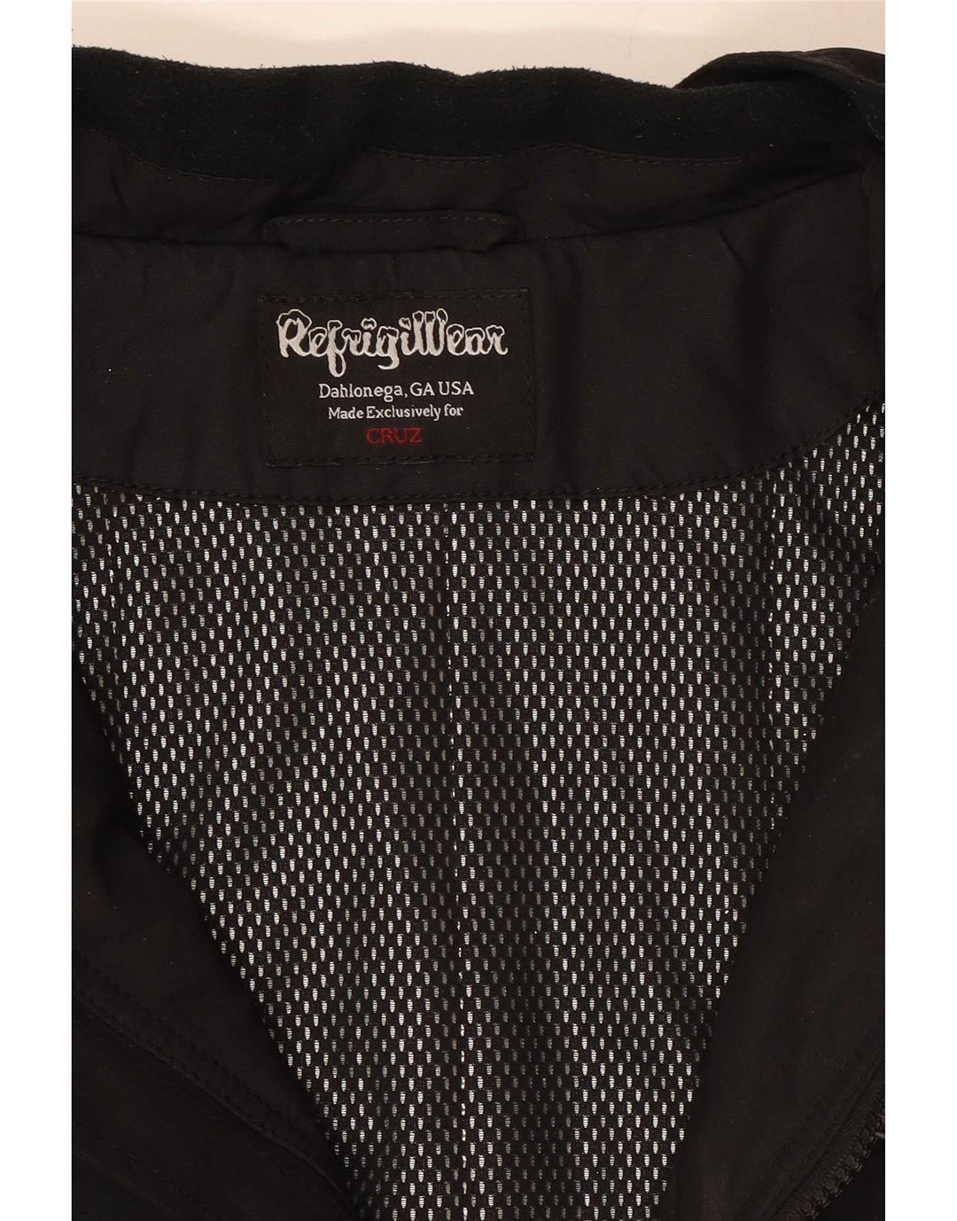 Refrigiwear Veste Bomber Homme UK 40 Large Noir