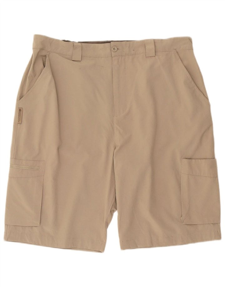 Mountain Warehouse Short cargo pour homme W38 XL Beige Polyester