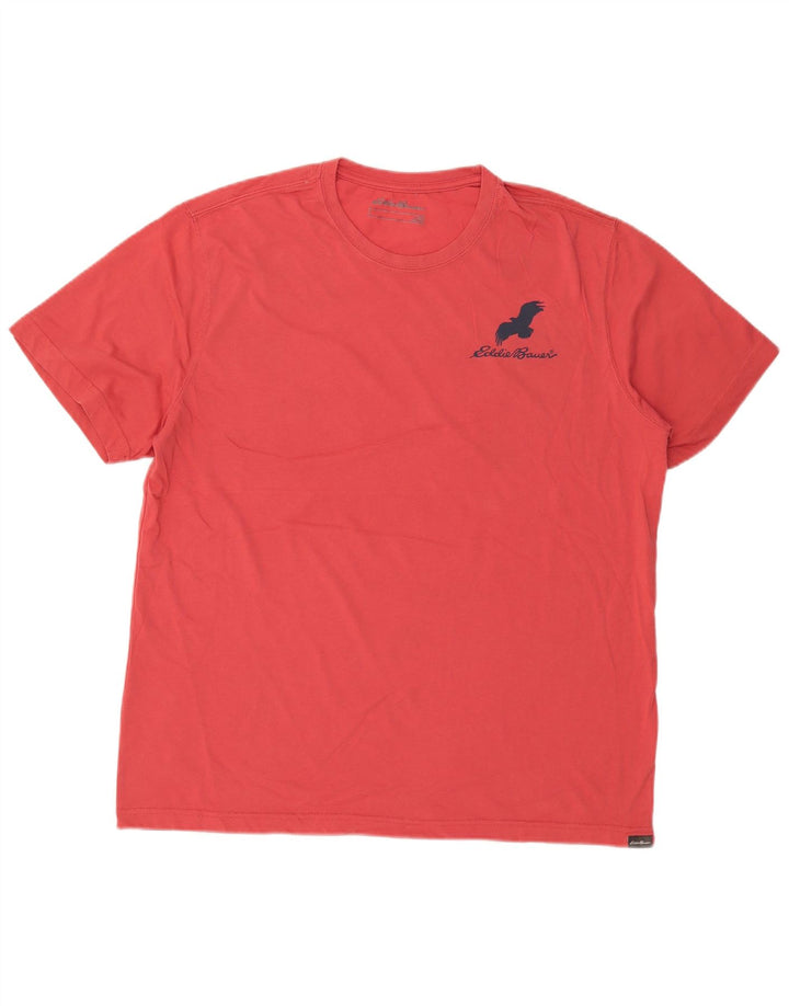 Eddie Bauer T-shirt graphique pour homme XL Rouge