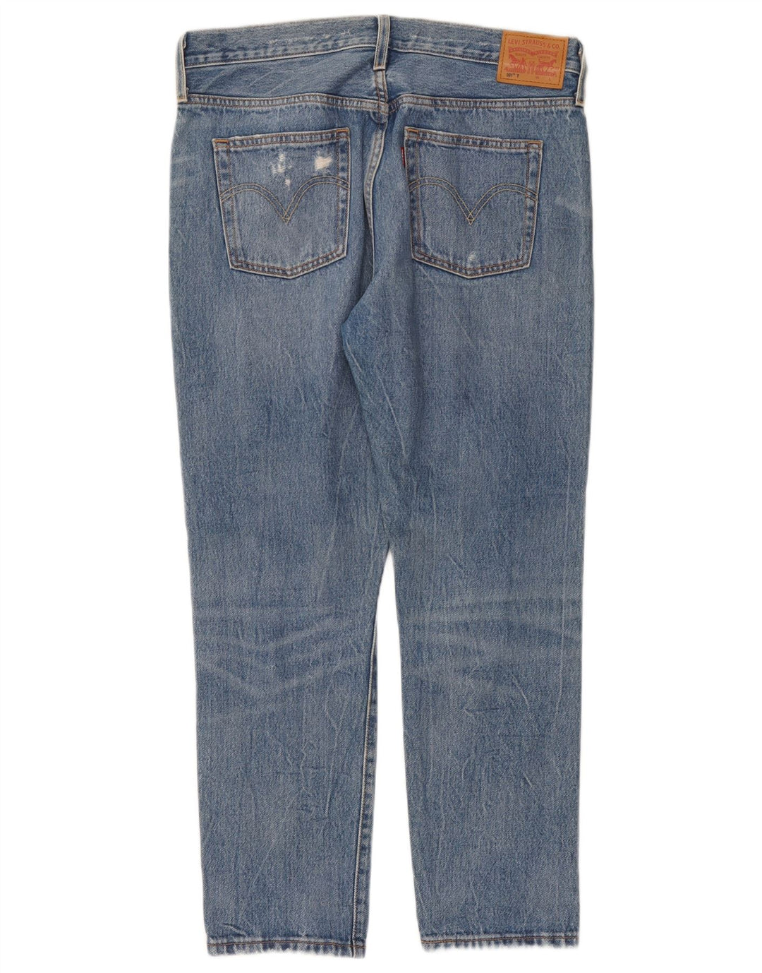 Levi's Jean Droit 501 Femme Bleu W29 L28 Coton