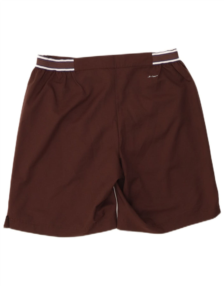 Sergio Tacchini Short décontracté pour homme Medium W32 Marron Polyester