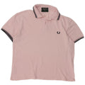 Fred Perry Polo Homme Grand Coton Rayé Rose