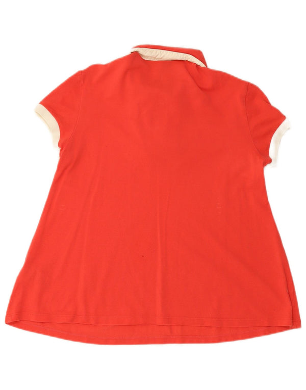 MONCLER Polo Femme UK 12 Rouge Moyen