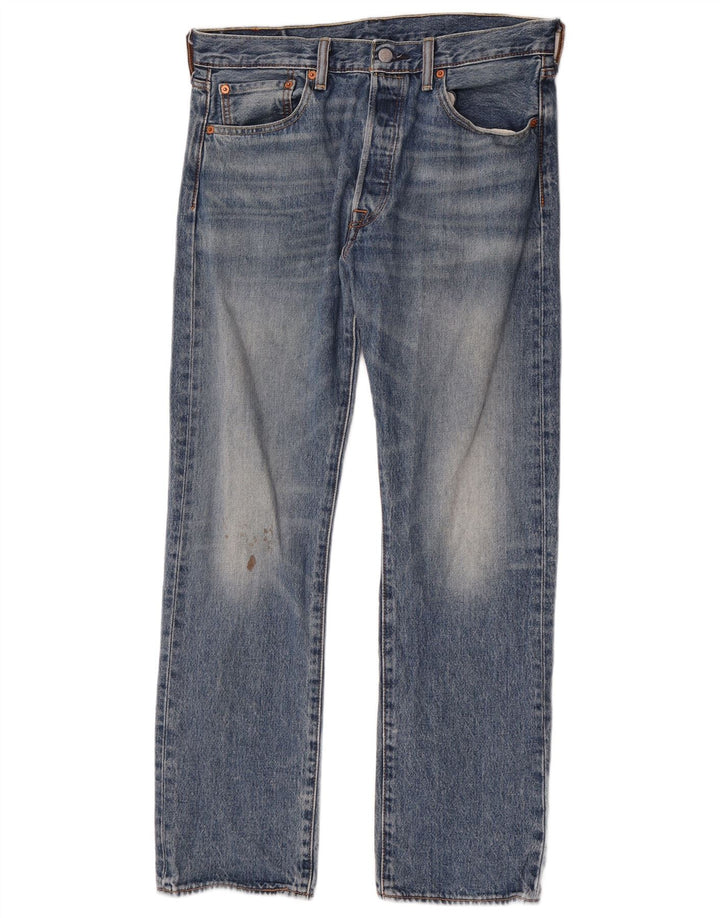 Levi's Jean Droit 501 Homme Bleu W33 L30 Coton