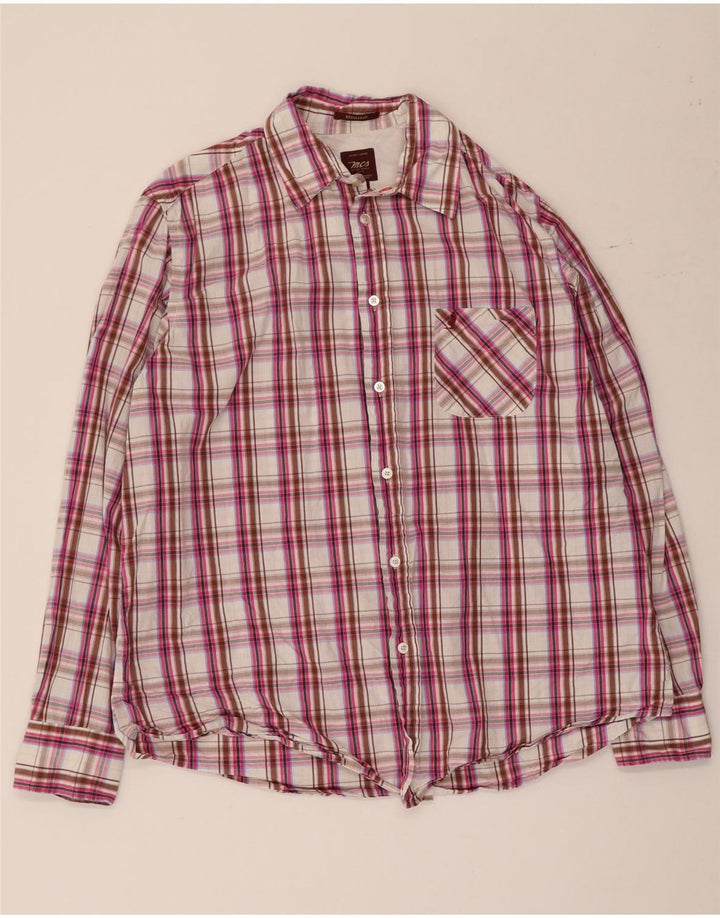 MARLBORO CLASSICS Chemise Regular Fit XL en Coton à Carreaux Multicolore pour Homme