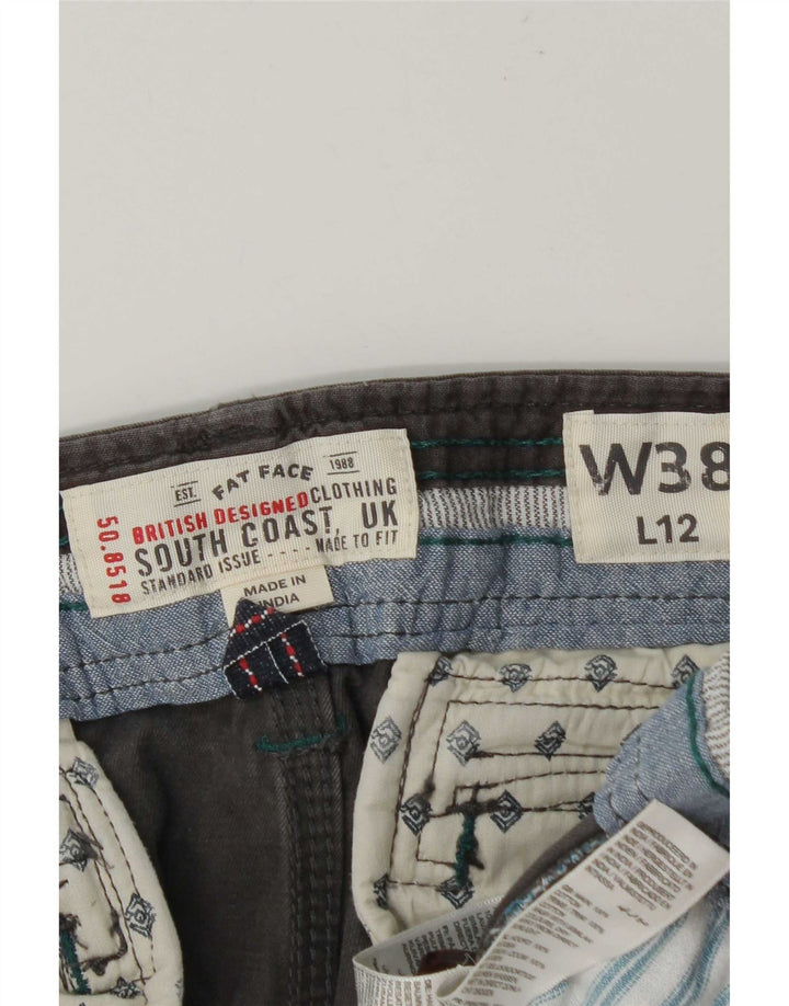 Fat Face Short Cargo Homme W38 XL Gris Coton