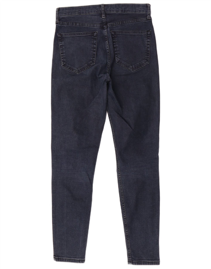 Topshop Jean skinny femme W28 L28 bleu marine polyester