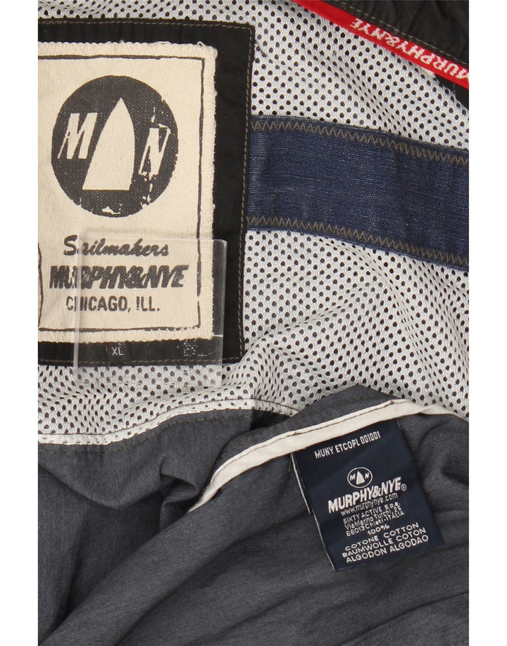 Murphy & Nye Veste bomber graphique pour femme UK 18 XL Coton noir