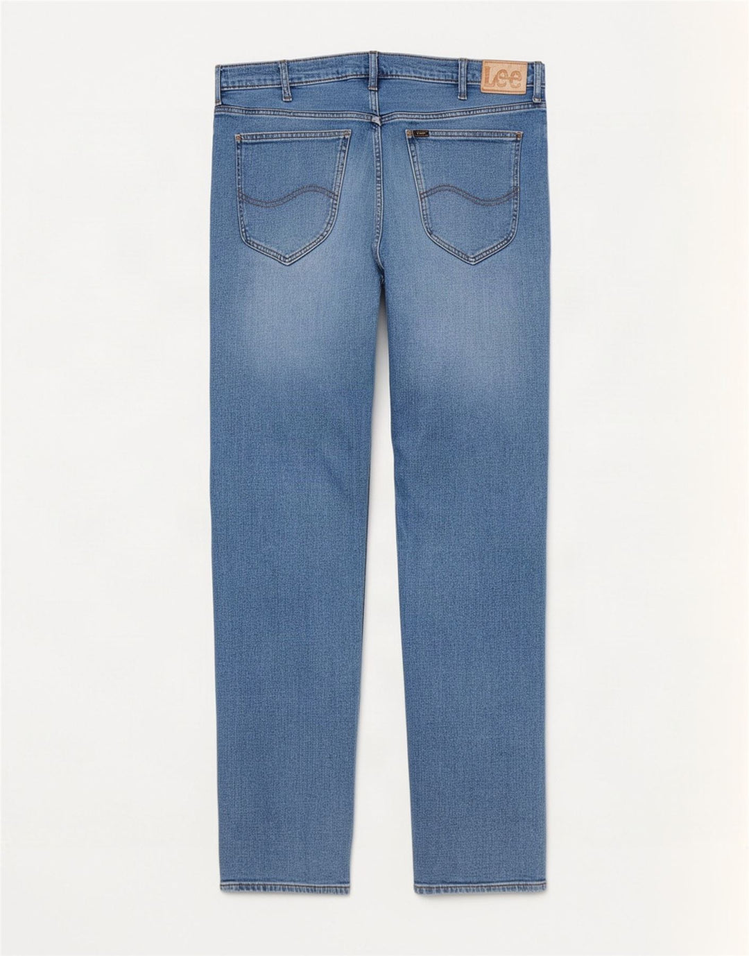 Lee Daren Jean slim vieilli avec braguette zippée pour homme W36 L34 Bleu coton