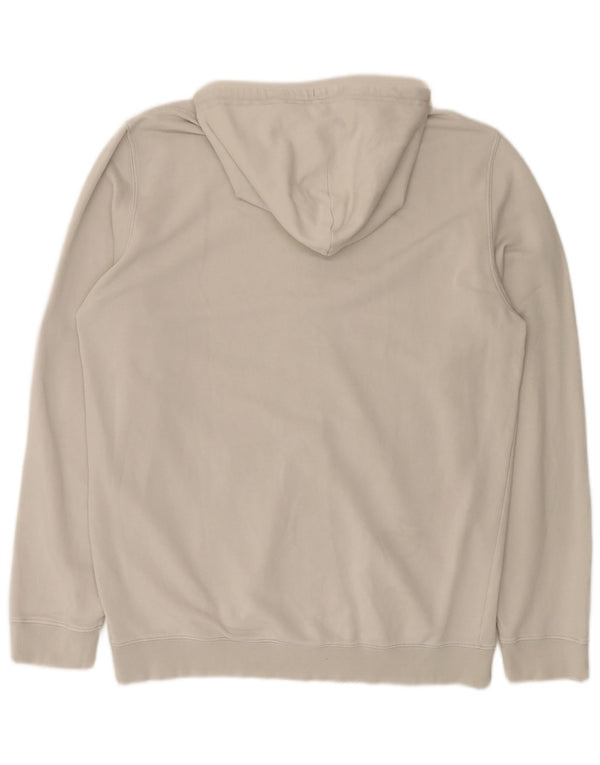 Champion Pull à capuche zippé pour homme 3XL Gris Coton