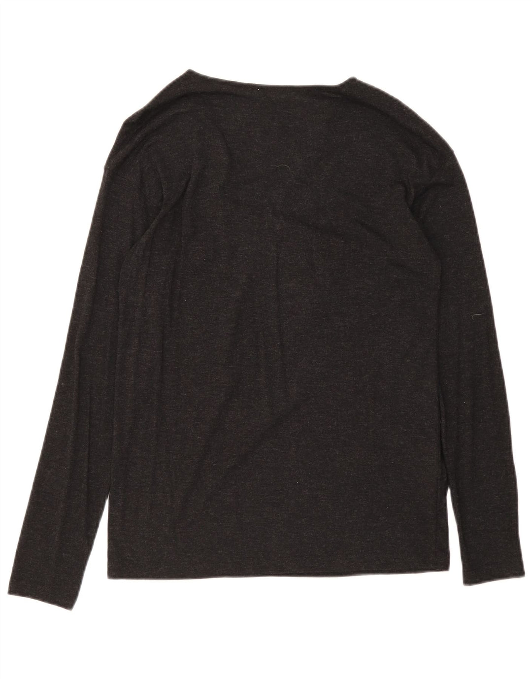 Massimo Dutti Haut à manches longues pour femme UK 12 Medium Noir