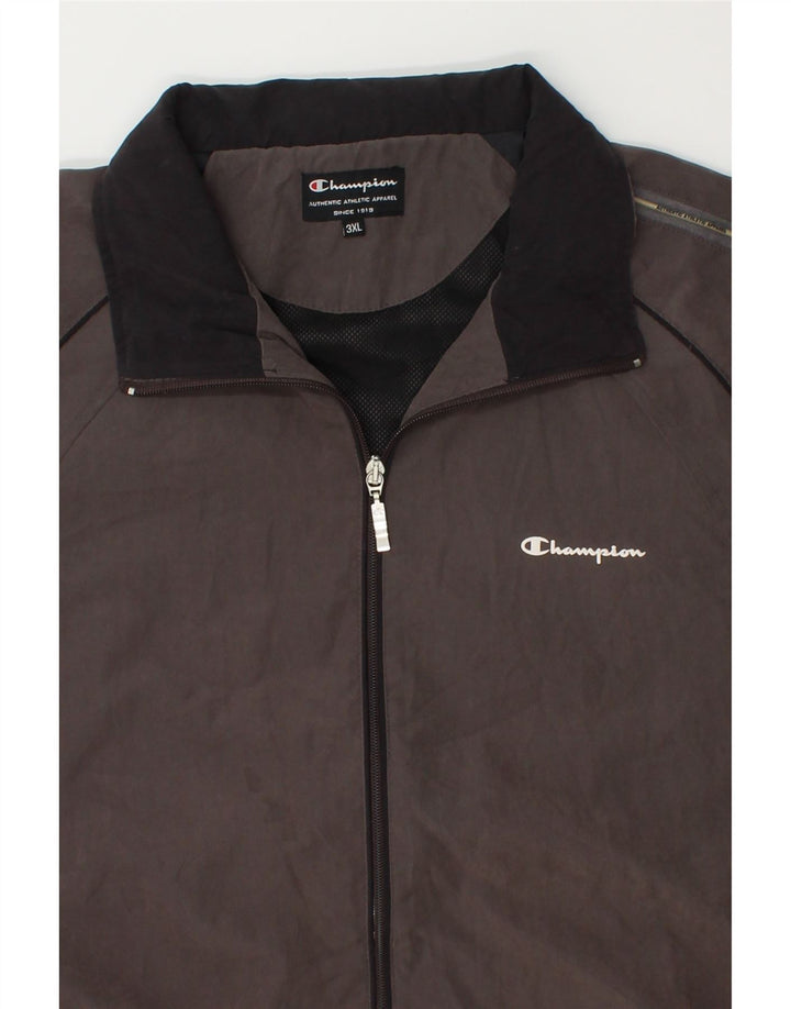 CHAMPION Veste de Survêtement Homme 3XL Gris Polyester