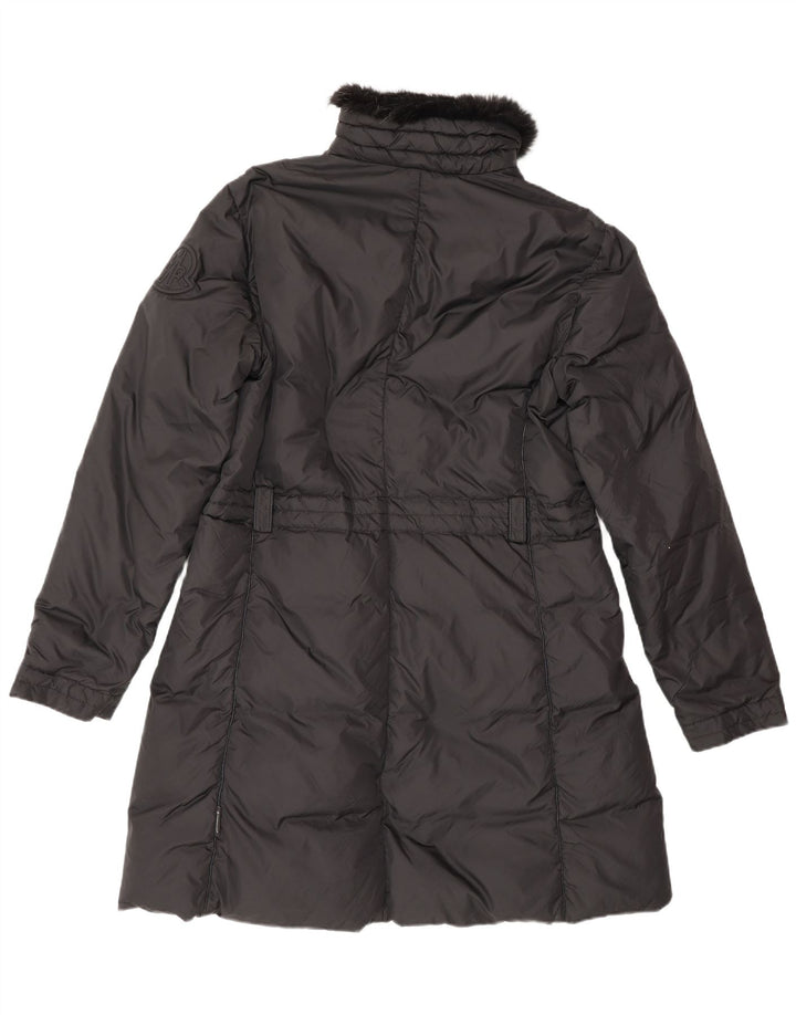 MONCLER Manteau rembourré femme taille 5 2XL noir polyester hiver
