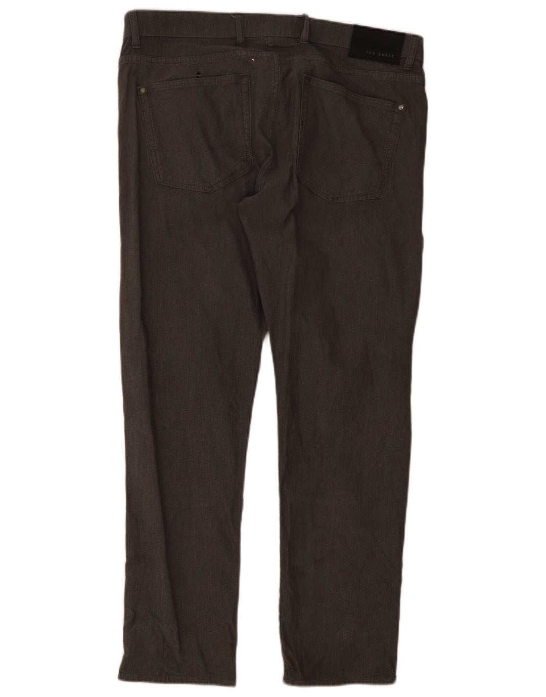 Ted Baker Pantalon décontracté droit pour homme W36 L30 Gris