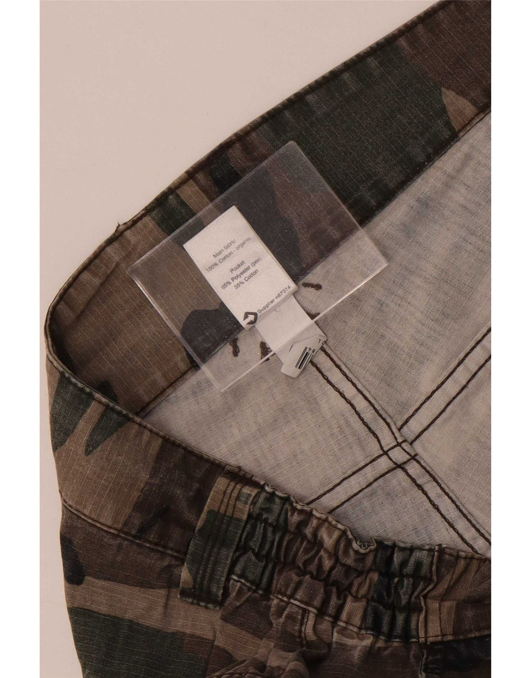 Solognac Short Cargo Medium W34 Coton Camouflage Multicolore Homme
