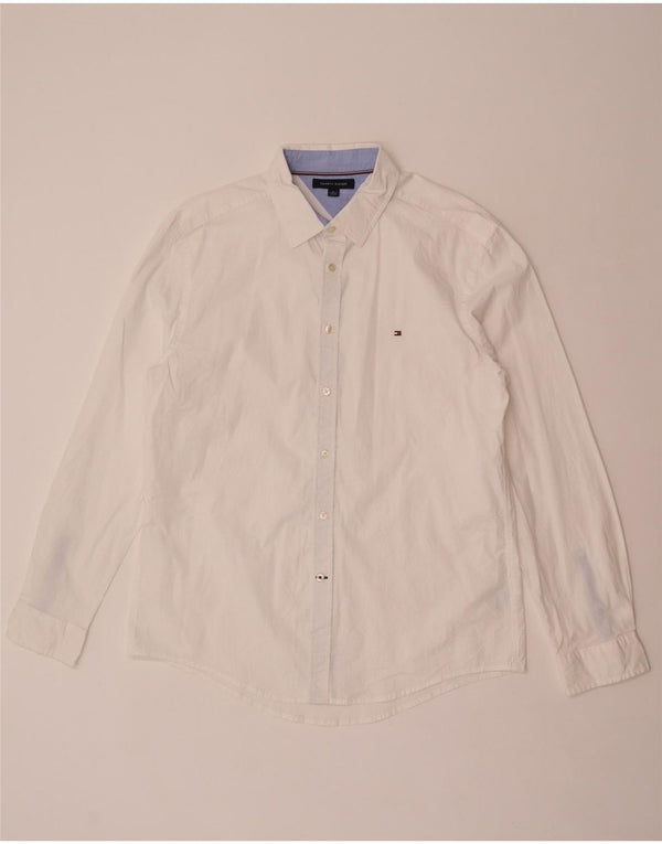 Tommy Hilfiger Chemise Homme XL Blanc Coton