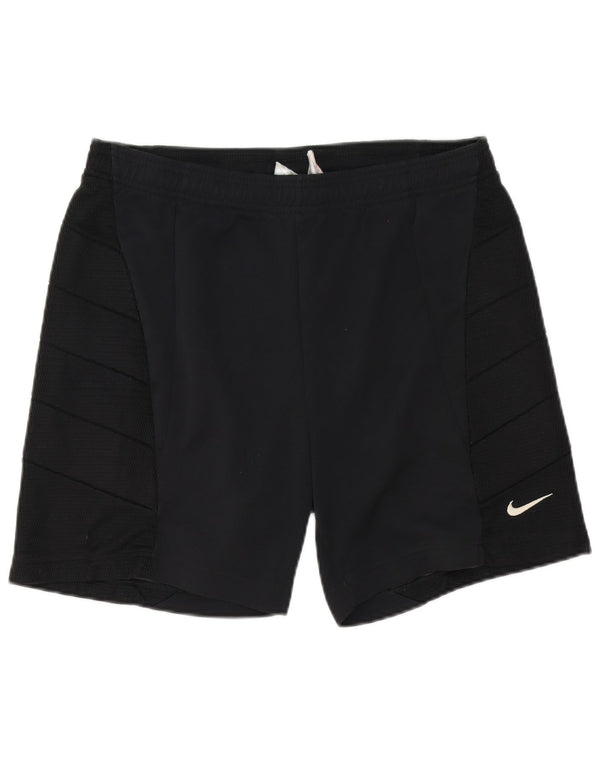Short de sport Nike pour hommes, grand, noir, polyester