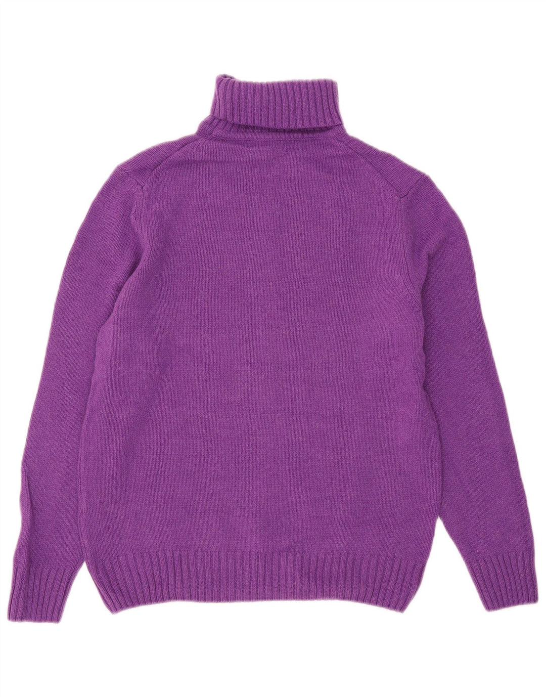 Zara Pull col roulé pour femme UK 14 Laine violet moyen