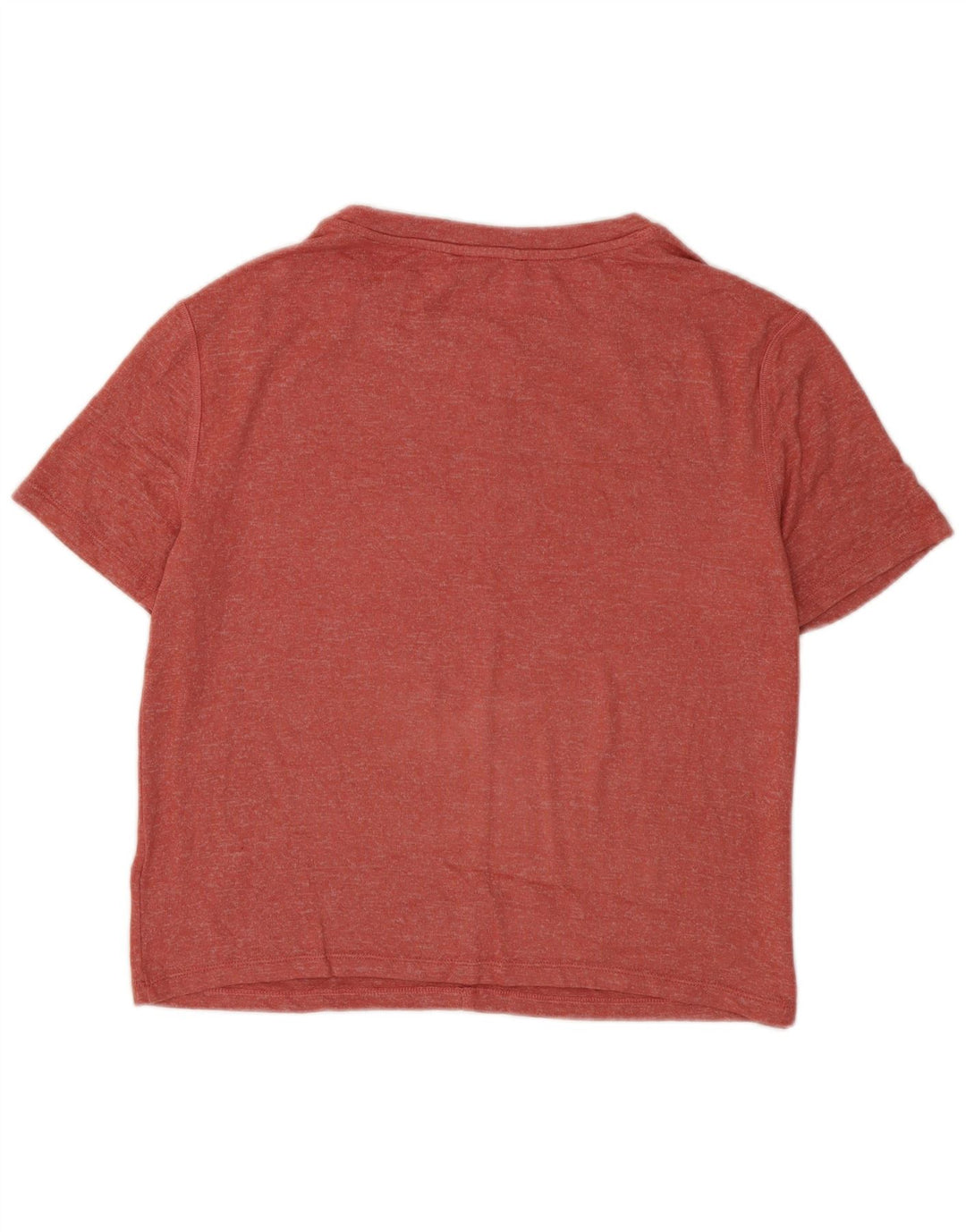 Marks & Spencer T-Shirt Femme UK 14 Medium Rouge Viscose