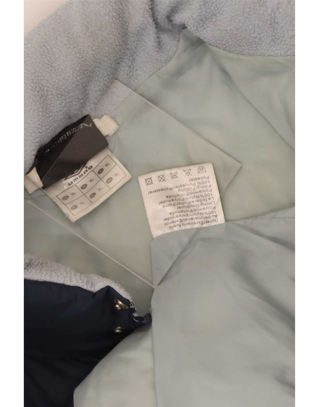 Umbro Veste matelassée pour homme UK 42 XL Bleu marine Nylon