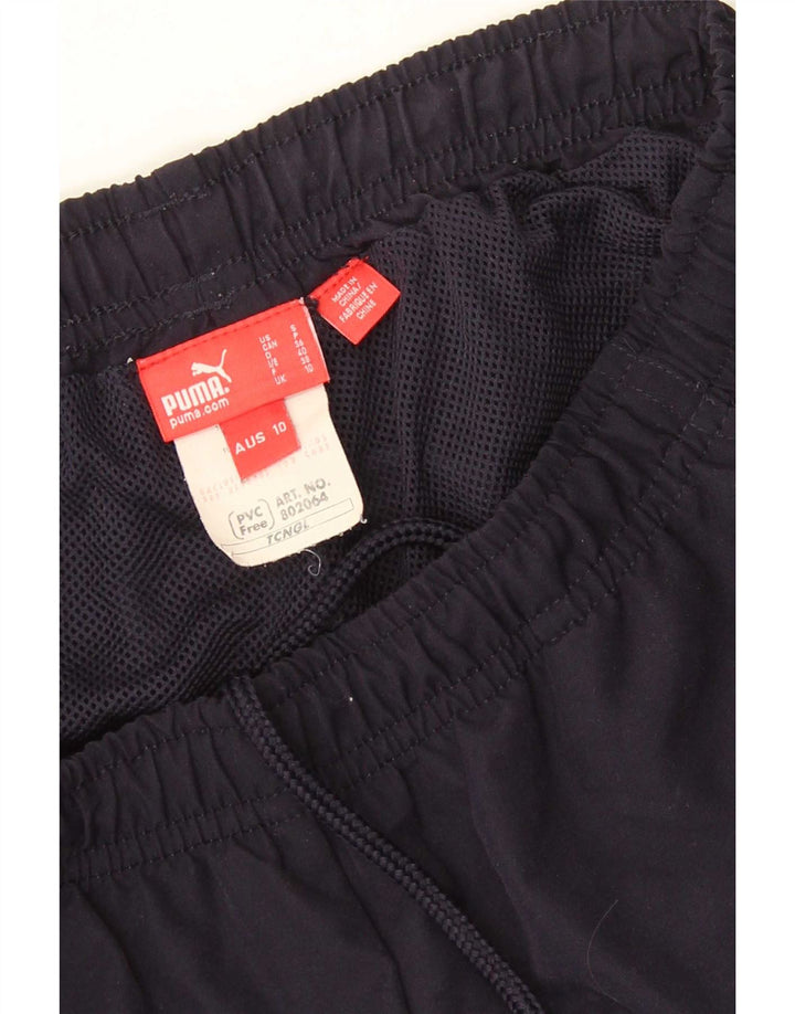 Puma Pantalon imperméable pour femme UK 10 Small Bleu marine Polyester